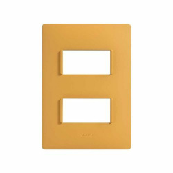 Simon Placa de Pared 2600612-062, 2 Puertos, Ámbar 