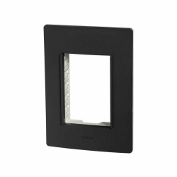 Simon Placa de Pared 2600613-138, 3 Puertos, Grafito 