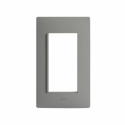 Simon Placa de Pared 2600614-035, 4 Puertos, Gris 