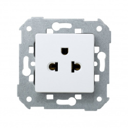 Simon Tomacorriente 27439-35, 1 Enchufe, 250V, 16A, Blanco 