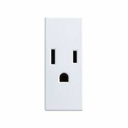 Simon Tomacorriente 82422-60, 1 Enchufe, 127V, 15A, Blanco 