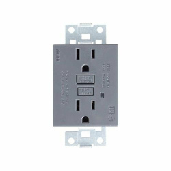 Simon Tomacorriente 82425-48, 2 Enchufes, 127V, 15A, Gris 