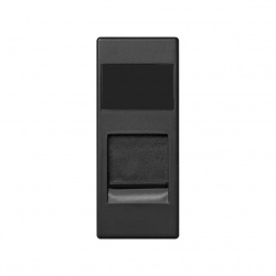 Simon Caja Roseta 82481-68, 1 Puerto RJ-11, Grafito 