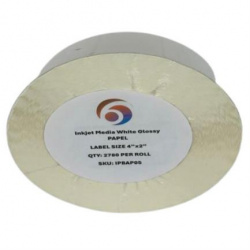 Six Graphics Etiqueta Adhesiva IPBAP05, 101.6 x 50.8mm, 2780 Etiquetas, Blanco 