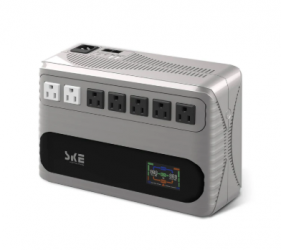 No Break Skele GF1000, 600W, 100kVA, Entrada 120V, Salida 120V, 7 Salidas 