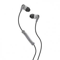 Skullcandy Audífonos Intrauriculares con Micrófono Method, Alámbrico, 1.2 Metros, 3.5mm, Gris 