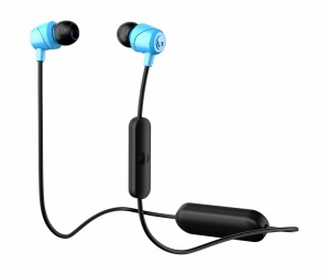 SkullCandy Audífonos Intrauriculares Jib, Inalámbrico, Bluetooth, Negro/Azul 