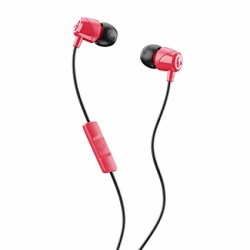 Skullcandy Audífonos Intrauriculares Jib, Alámbrico, 3.5mm, Negro/Rojo 