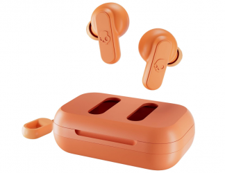 Skullcandy Audífonos Intrauriculares con Micrófono DIME, Inalámbrico, Bluetooth, Naranja 