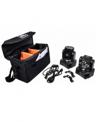 SL Prolighting Proyector de Luz 30-MINI610-PACK, Maestro-Esclavo, RGBWA/UV, 60W, 2  