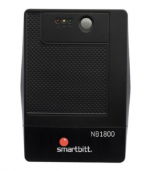 No Break Smartbitt SBNB1800 Línea Interactiva, 900W, 1.800VA, Entrada 82V - 148V, Salida 100V - 120V, 8 Salidas  