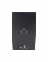 Smart Home BY Epcom Apagador Inteligente SHS211Z, 1 Boton, 110V, Negro 