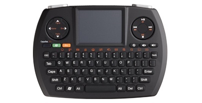 Teclado con Touchpad SMK-Link VP6364, RF Inalámbrico, USB, Negro (Inglés) 