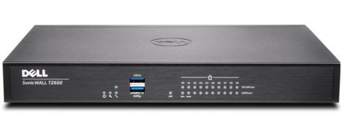 Router SonicWall con Firewall TZ600, 1500 Mbit/s, 10x RJ-45, 2x USB 2.0 