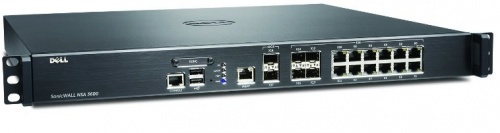 Router SonicWall con Firewall NSA 3600 TotalSecure, 3400 Mbit/s, 12x RJ-45, 1U 