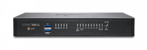 Firewall SonicWall TZ670, 5000 Mbit/s, 8x RJ-45, 2x USB 3.0 