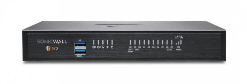 Firewall SonicWall TZ570, Alámbrico, 8 x RJ-45, 2 x SFP+, 4000 Mbit/s 