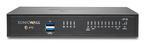 Firewall SonicWall TZ470, Alámbrico, 8 x RJ-45, 2 x SFP+, 3500 Mbit/s 