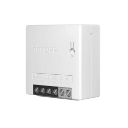 Sonoff Interruptor de Luz Inteligente Minir2 Inalámbrico, Wi-Fi, Gris/Blanco 