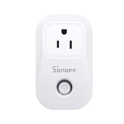 Sonoff Smart Plug S20 US, WiFi, 1 Conector, 2200W, Blanco 