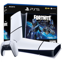 Sony PlayStation 5 Slim Digital Edition Fortnite Cobalt Star 1TB, Wi-Fi, Negro/Blanco 
