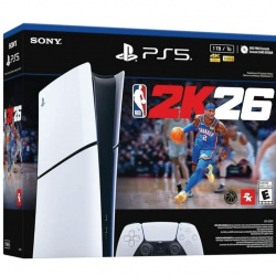 Sony PlayStation 5 Slim Digital NBA 2K26 1TB, Wi-Fi, Negro/Blanco 