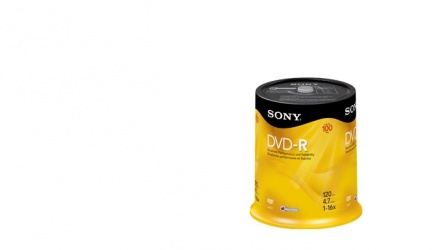 Sony Torre de Discos Virgenes DVD, DVD-R, 100 Discos 