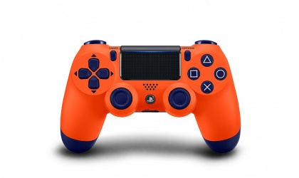 Sony Gamepad DualShock 4, Inalámbrico, Bluetooth, Sunset Orange, para PlayStation 4 