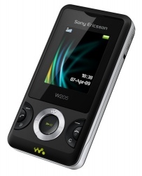 Sony Ericsson W205, 128 x 160 Pixeles, Negro 