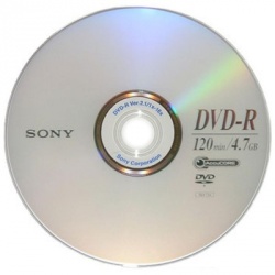Sony Disco Vírgen para DVD, DVD-R, 16x, 4.7GB, 1 Disco 