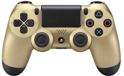 Sony Gamepad DualShock 4, Inalámbrico, Bluetooth, Dorado, para PlayStation 4 
