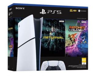 Sony PlayStation 5 Slim 1TB, Wi-Fi, Lector de Discos, Negro/Blanco 