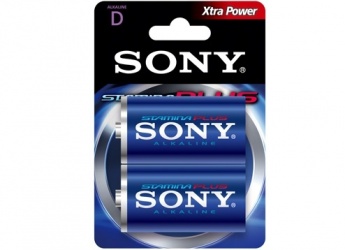Sony Pilas D Alcalina, 2 Piezas 
