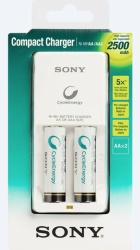 Sony Cargador BCG-34HW2GN para 2 Baterías AA 