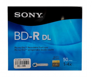 Sony Disco Virgen para CD, BD-R DL, 16x, 50GB, 1 Pieza 