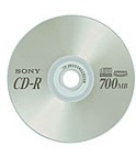 Sony Disco Virgen para CD, CD-R, 48x, 1 Disco (CDQ80SS1) 