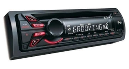Sony Autoestéreo CDX-GT320MP, CD/MP3/AM/FM, Negro 