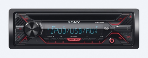 Sony Autoestéreo CDX-G3200UV, 220W, MP3/CD/AUX, USB, Negro 