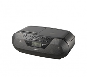 Sony Radiograbadora, CD, MP3, CASETTERA, Negro 