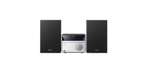 Sony CMT-S20 Micro Componente, 10W, USB 2.0, Negro/Plata 
