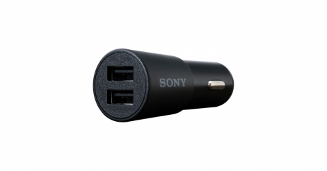 Sony Cargador para Auto CP-CADM2, 2x USB 2.0, 5V, Negro 