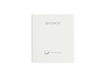 Cargador Portátil Sony Power Bank CP-V3B, 3400mAh, Blanco 