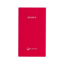 Cargador Portátil Sony Power Bank CP-V5A, 5000mAh, Rojo 