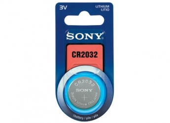 Sony Pila CR2032B1A Botón 3V, 1 Pieza 