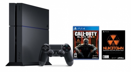 Consola PlayStation 4 incluye Call Of Duty Ops III, 500GB, WiFi, HDMI, 2x USB 2.0, Negro 