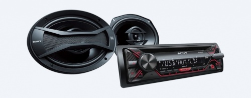 Sony Autoestéreo CXS-G1269U, 4 x 55W, MP3/CD/AUX, AM/FM, USB, Negro 