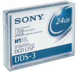 Sony Soporte de Datos DDS-3 4mm, 12GB/24GB, 125 Metros 