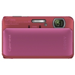 Cámara Digital Sony Cyber-shot DSC-TX20, 16.2MP, Zoom óptico 4x, Rosa, A Prueba de Agua 