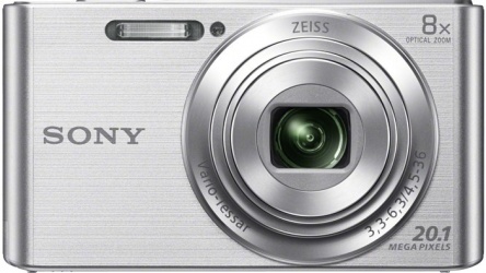 Cámara Digital Sony Cyber-Shot W830, 20.1MP, Zoom óptico 8x, Plata 