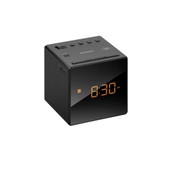 Sony Radio Despertador ICF-C1, AM/FM, Negro 